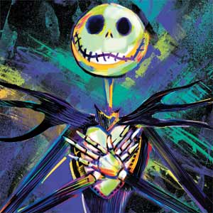 Disney The Nightmare Before Christmas Jack Skellington Art Playstation 3 & PS3 Skin
